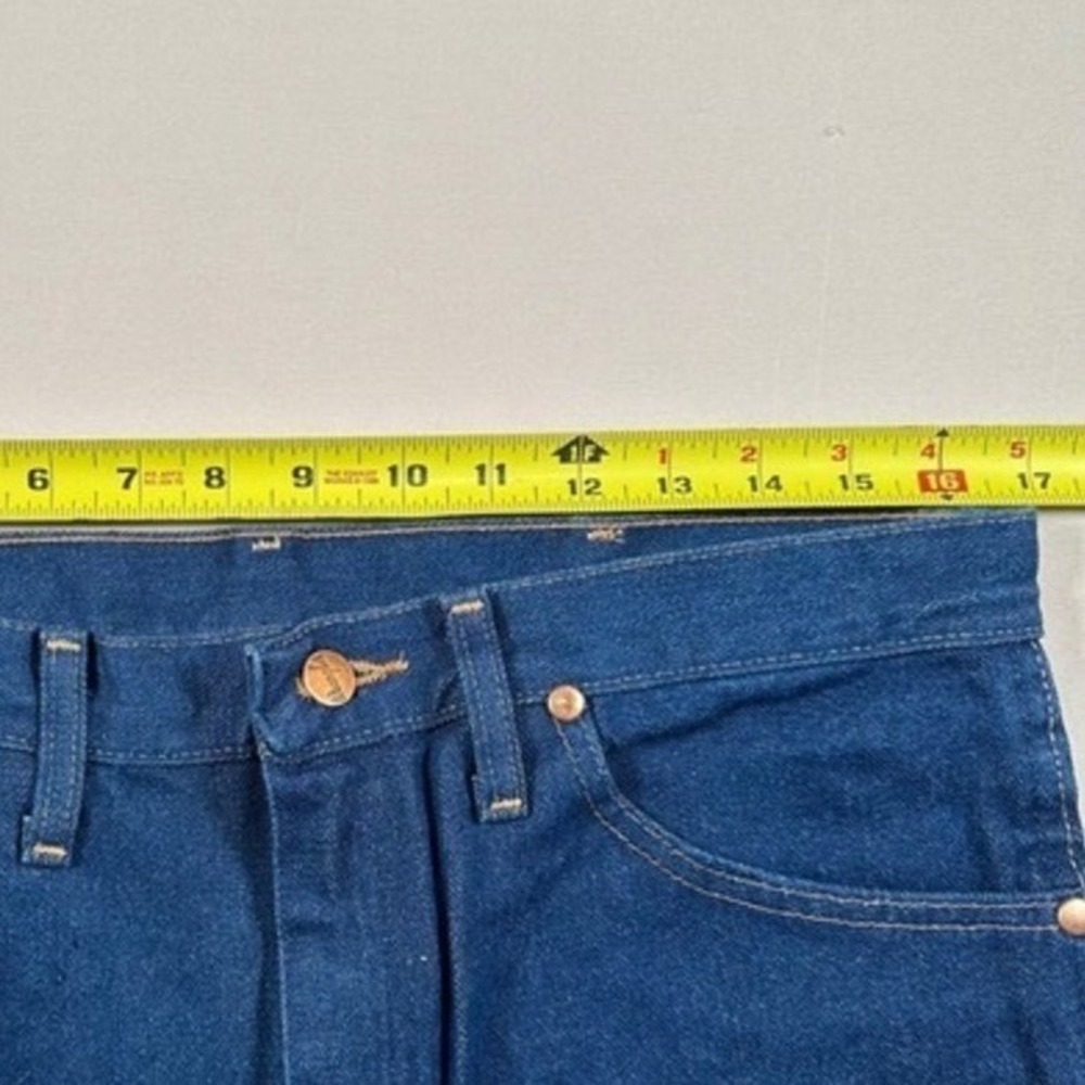 Wrangler Cowboy Cut 936 Slim Fit Jeans Mens‎ 34x32 Indigo Blue Denim NWT - Picture 8 of 12